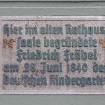 Picture of the Commemorative plaque at the Town Hall, Bad Blankenburg, Thuringia